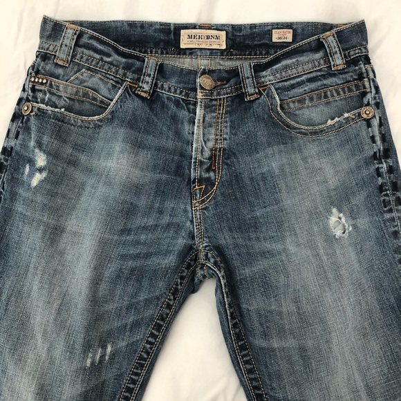 MEK Ulan-Bator Straight Jeans w/ Back Zip - Picture 4 of 11